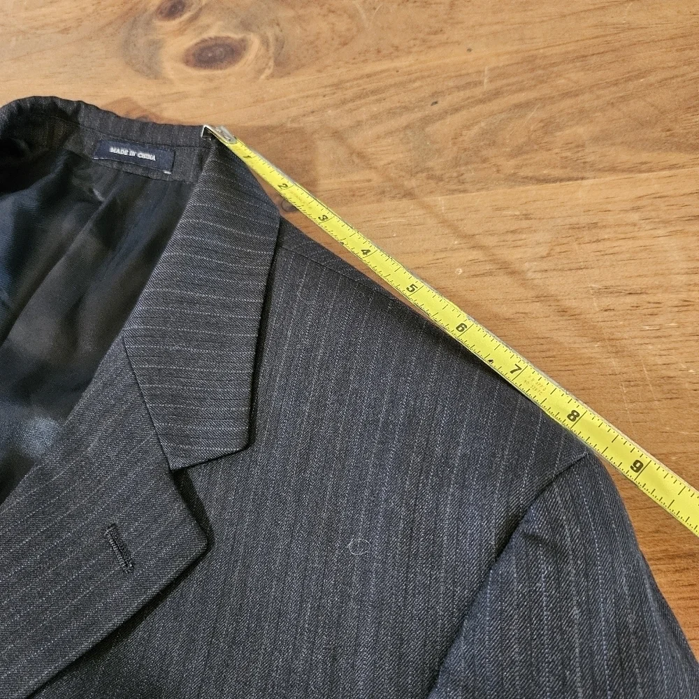 Ralph Lauren Blue Label Men's 100% Wool Blazer Sport Coat Jacket Size 44R Gray